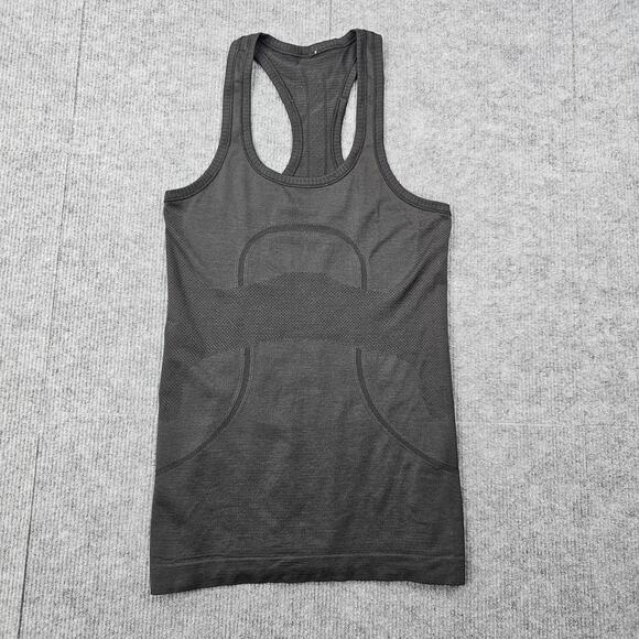 Lululemon Swiftly Tech Tank Top Womens 4 Black Racerback Athletic Running Gym - Picture 1 of 5